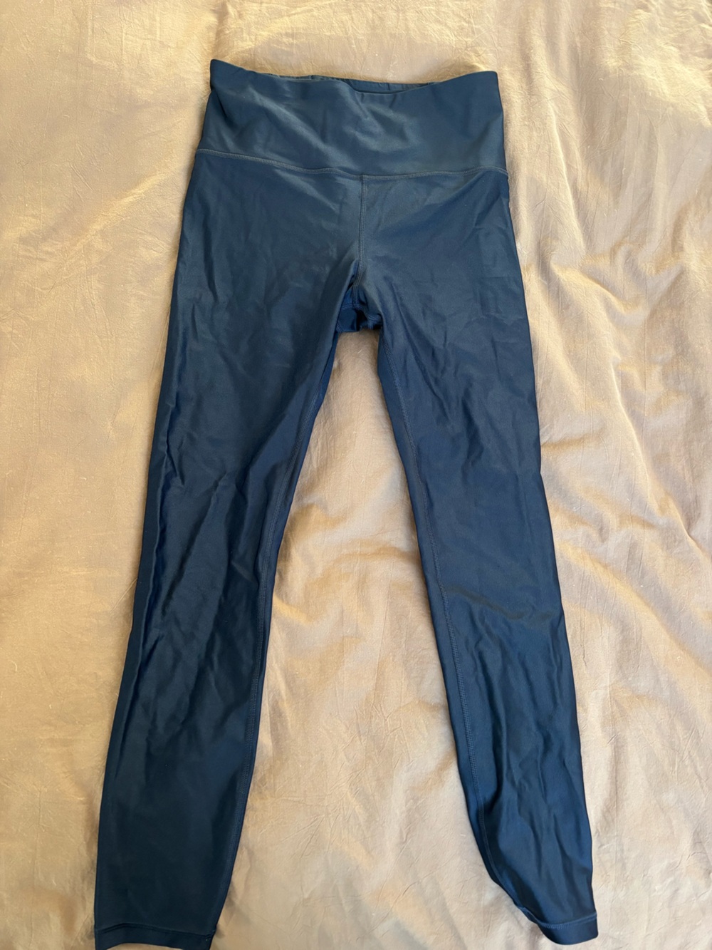 Athleta Elation Shimmer Leggings- Navy